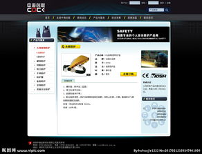 大氣企業網站內頁產品詳情的圖片設計與網頁建設